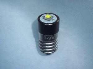 5.0W CREE Positive Earth LED E10 Bulb for (1 to 6) Cell Flashlights 1.5 - 9V