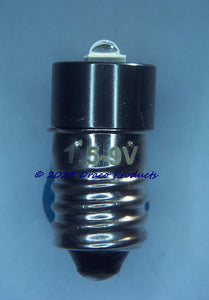 LED 5W E10 Screw Base All Polarity Bulb for 3V Realist, View-Master Viewers 1.5-9V