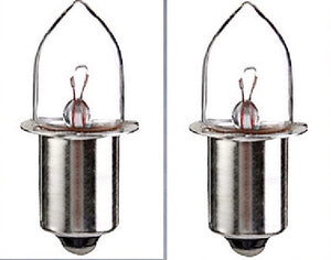 2X - KPR13 K13 PR15 PR13 Flashlight Miniature Bulb 4.7V .5A Lamp for 4D Cell lantern