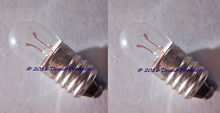 2X Set #40 Indicator lamp E10 6.3V .15A Screw Bulb for Radio Appliance Barricade