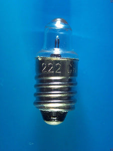 10X Screw Lens Bulbs 2.25V .25A for 2-C-D-AA E10 base Replacement for 222 GE-222