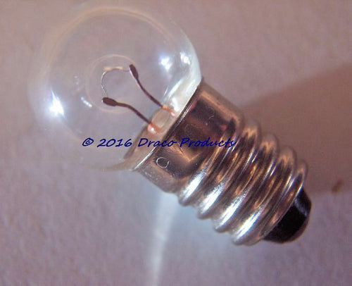 #425 Miniature E10 Screw Bulb lamp NEW for 6V Lantern Battery Flashlights