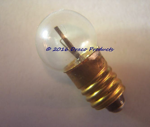 #406 Screw Bulb Flasher lamp 2.6V .5A for 3-Volt 2-D, 2-C, or 2-AA, Battery
