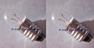 2X Set #40 Indicator lamp E10 6.3V .15A Screw Bulb for Radio Appliance Barricade