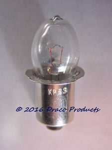 KPR103 KPR3 (K3) KPR139 Krypton Bulb 3.6V .75-.9A Flashlight Lamp for 3-Cell