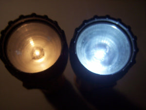 Bright Positive Earth PR LED Repl. for 1N6V or 1N8V bulb UPGRADE for 4-cell 6-8 Volt Lantern