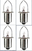 4X PR2 Miniature PR Base Lamp Bulb 2.38V 0.5A for  "2D" Cell Battery Flashlight